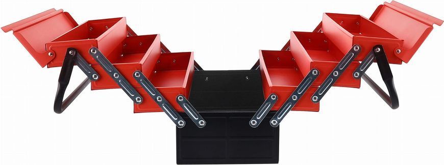 Металевий ящик-органайзер для інструментів 465&times;200&times;205 мм Kraft&Dele KD1074  7 відділеннь  KD1074 фото