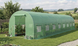 Садовая пленка для теплицы 24м2 3x8x2m с двумя входами зеленая FT-3X8X2-Z армированная 140 г/м&sup2; с UV-фильтром FT-3X8X2-Z фото 2
