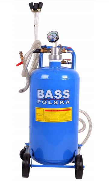 Пневматична установка для відкачування оливи 10 л Bass Polska 4033 з 6 зондами  4033 фото