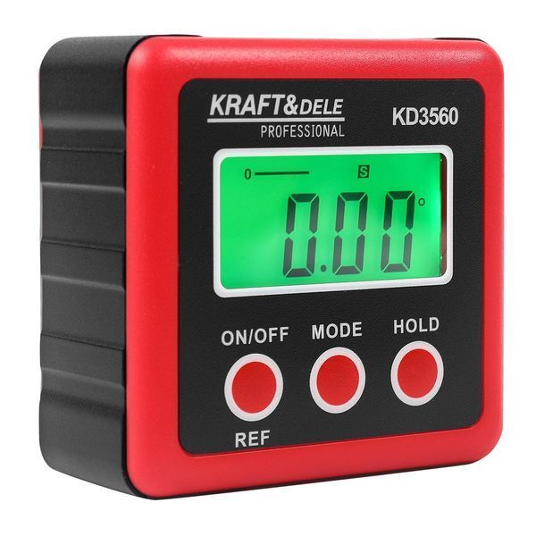 Цифровой электронный транспортир с магнитом Kraft&Dele KD3560 для точных измерений KD3560 фото