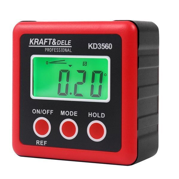 Цифровой электронный транспортир с магнитом Kraft&Dele KD3560 для точных измерений KD3560 фото