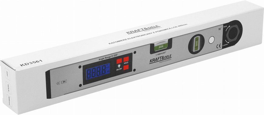 Цифровий рівень Kraft&Dele KD3561 LCD 400 MM  KD3561 фото
