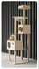 Когтеточка-комплекс для кота (Cat Tree) с полочками и домиком, устойчивая конструкция Volso Y-2 Y-2 фото 4