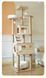Когтеточка-комплекс для кота (Cat Tree) с полочками и домиком, устойчивая конструкция Volso Y-2 Y-2 фото 1