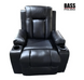 Массажное кожаное кресло, черное Bass Polska BH 30040 RELAX с массажем спины, поясницы и ног, с функцией качания BH 30040 фото 14