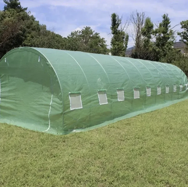 Усиленная садовая теплица с армированным покрытием 30м2 3*10*2м Ekspand TFO25-3X10X2-2-Z с двумя входами, каркас оцинкованный 25мм TFO25-3X10X2-2-Z фото