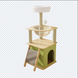 Кігтеточка-комплекс для кота (Cat Tree) з поличками та будиночком, стійка конструкція Volso Y-25 Y-25 фото 4