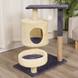 Кігтеточка-комплекс для кота (Cat Tree)  Volso К2343 з поличками та будиночком, стійка конструкція К2343 фото 1