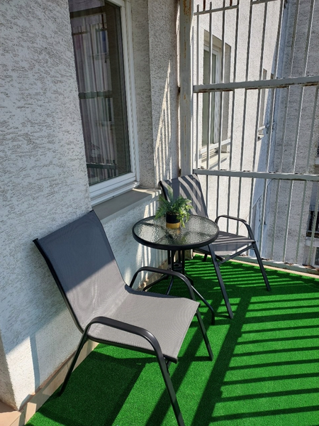 Комплект садових меблів Garden Line MINORKA SAD5901 сірий,стіл та два крісла для саду , балкону та тераси SAD5901 фото