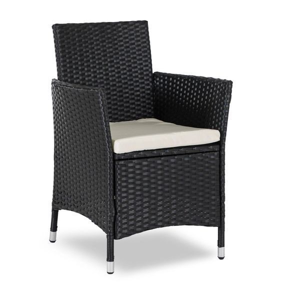 Комплект садовой мебели на 8 человек MEBEL ELITE POMONA ME.POMONA/CZ/RT/OGR/ZES черный ротанг большой обеденный стол ME.POMONA/CZ/RT/OGR/ZES фото