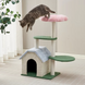 Кігтеточка-комплекс для кота Volso KT-036 (Cat Tree) з поличками та будиночком, стійка конструкція  KT-036 фото 5