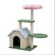 Кігтеточка-комплекс для кота Volso KT-036 (Cat Tree) з поличками та будиночком, стійка конструкція  KT-036 фото 6