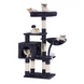 Когтеточка-комплекс для кота (Cat Tree) 110х40х30 см  с полочками и домиком, устойчивая конструкция Volso M2430 M2430 фото 7