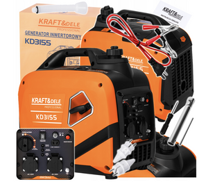 Инверторный бензиновый генератор 2,6 кВт Kraft&Dele KD3155 чистый синус KD3155 фото