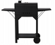 Угольный гриль-барбекю GardenLine BBQ6049 с термометром, чугунной решеткой и складными полками, для сада и дома. BBQ6049 фото 3