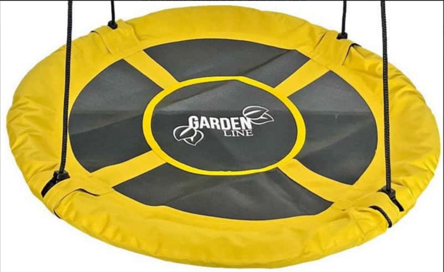 Качели подвесные, гнездо аиста 100 см GardenLine HAM3293 150 кг желтая HAM3293 фото