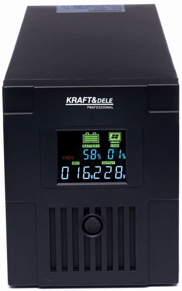 Джерело безперебійного живлення 2000ВА 1200Вт Kraft&Dele KD1930 з автоматичною стабілізацією напруги KD1930 фото