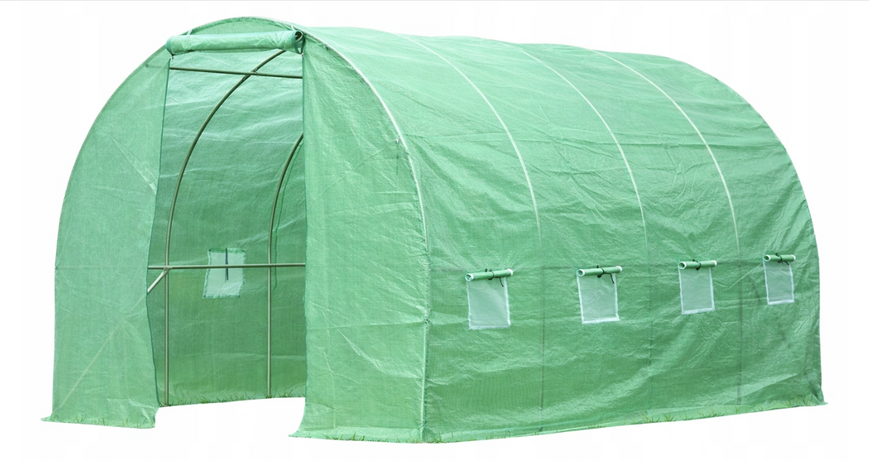 Садовая пленка тепличная,армированная 12,5 м&sup2; 2,5X5X2 Ekspand TFO19-2,5X5X2-1-Z с одним входом оцинкованная TFO19-2,5X5X2-1-Z фото