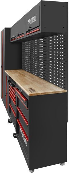 Комплект меблів для майстерні KRAFT&DELE KD5860, 260 см, металевий верстак зі стільницею KD5860 фото
