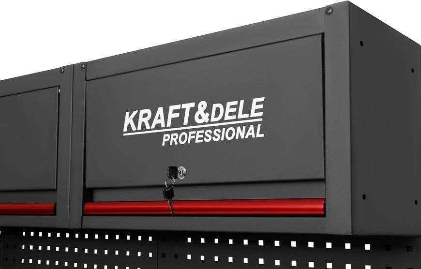 Комплект меблів для майстерні KRAFT&DELE KD5860, 260 см, металевий верстак зі стільницею KD5860 фото