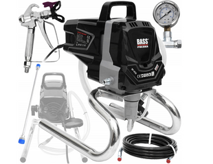 Поршневая окрасочная станция 3000 PSI Bass Polska 4530 со сменными форсунками для покраски стен, фасадов и потолков. 4530 фото