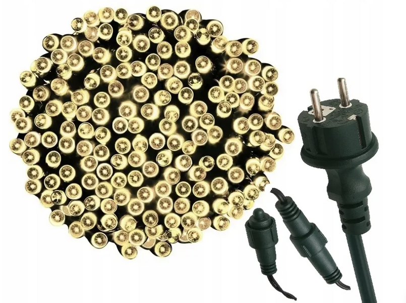 Вулична світлодіодна гірлянда 500 LED Ekspand LCZ-500-CB  теплий білий 34 м для ялинки, фасаду та саду  LCZ-500-CB фото