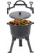 Чугунный котелок на ножках с ручкой для переноски Garden Line BBQ3710 8 л Серый BBQ3710 фото 6