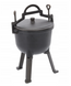 Чугунный котелок на ножках с ручкой для переноски Garden Line BBQ3710 8 л Серый BBQ3710 фото 9