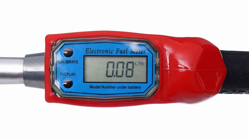 Заправочный пистолет для перекачки топлива с LCD дисплеем Kraft&Dele KD10581 20&ndash;75 л/мин, алюминиевый корпус KD10581 фото