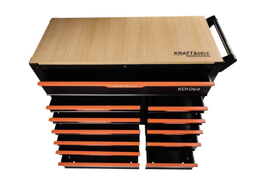 Инструментальная тележка для мастерской Kraft&Dele KD1064 инструментальный шкаф KD1064 фото