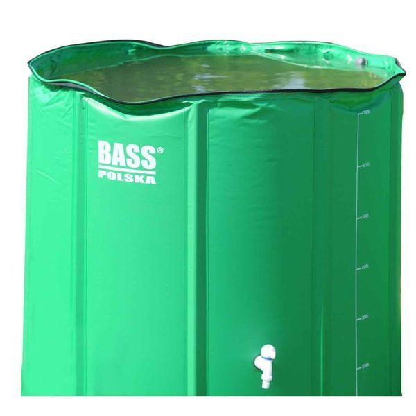 Бочка для сбора дождевой воды, резервуар 750л Bass Polska 7999 зеленая 7999 фото