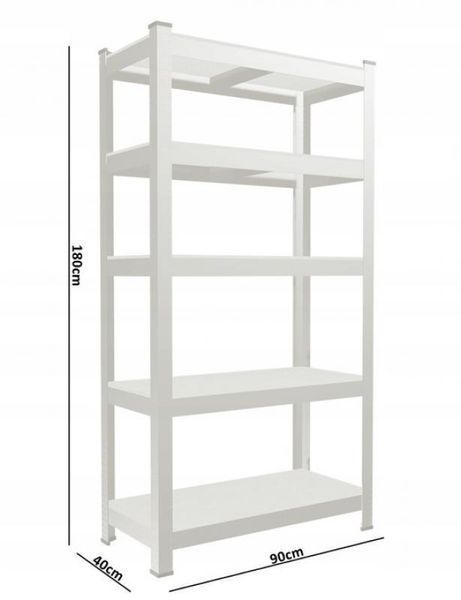 Стелаж металевий на 5 полиць 180 X 90 X 40 см Chomik GardenLine GWI0878 GWI0878 фото