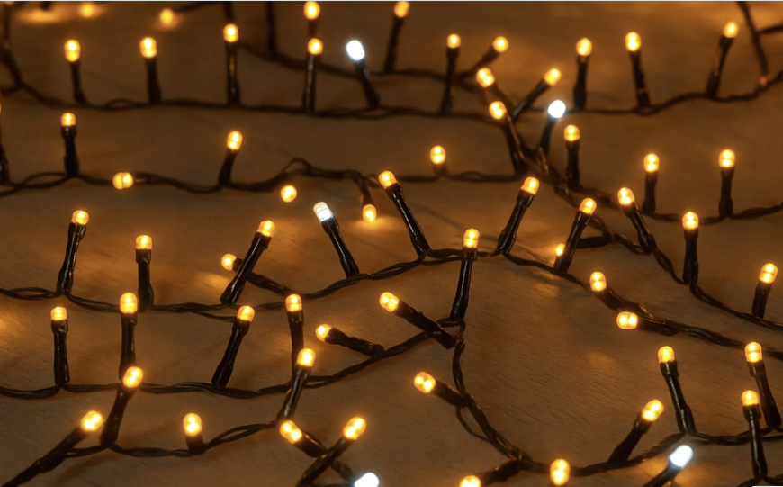 Вулична світлодіодна гірлянда 1000 LED Ekspand LCZ-1000-CB теплий білий 54 м для ялинки, фасаду та саду LCZ-1000-CB фото