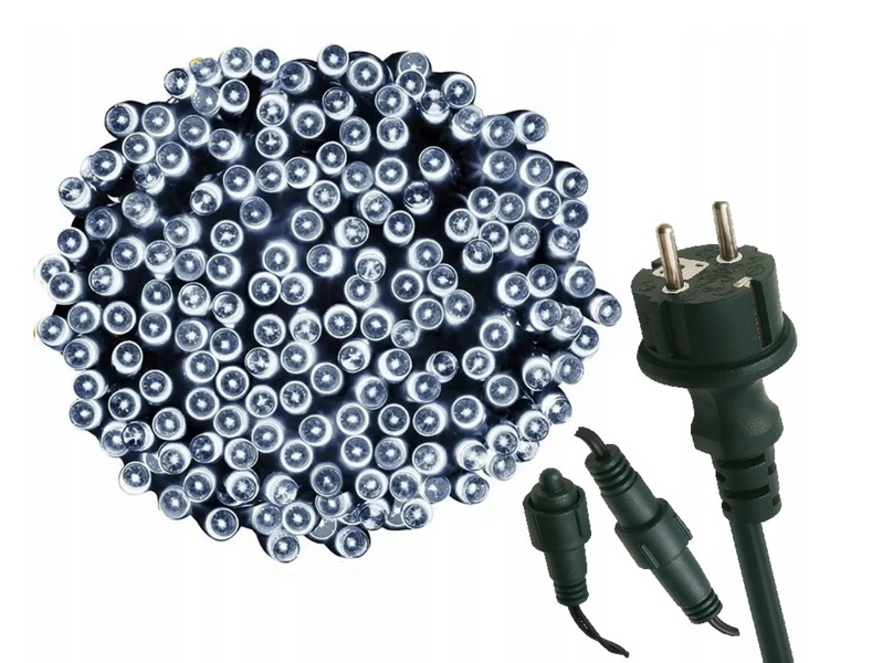 Уличная светодиодная гирлянда 1000 LED Ekspand LCZ-1000-ZB холодный белый 54 м для елки, фасада и сада LCZ-1000-ZB  фото