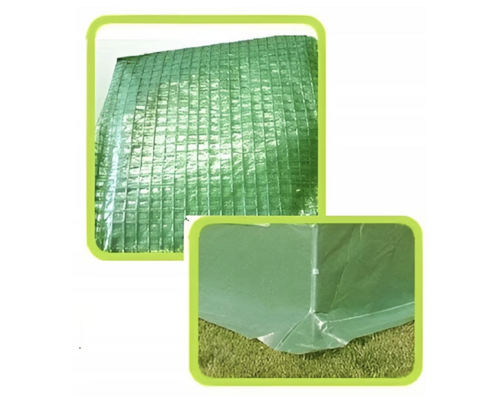 Посилена садова теплиця  Ekspand 18м2 6x3x2м TFM25-3X6X2-2-Z  з москітною сіткою та двома входами труба 25мм  армована плівка,зелена TFM25-3X6X2-2-Z фото