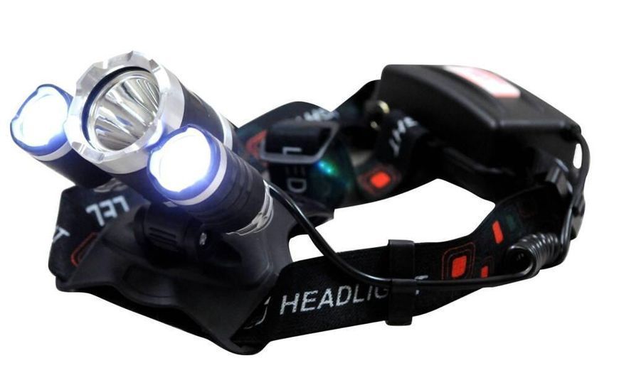 Налобный светодиодный фонарь на 3 LED лампи Bass Polska 3916 3916 фото