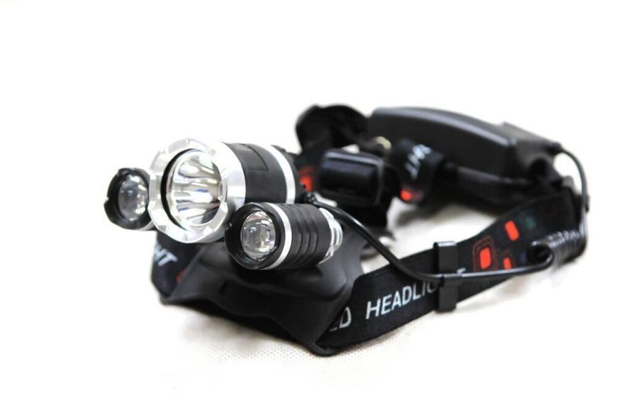 Налобный светодиодный фонарь на 3 LED лампи Bass Polska 3916 3916 фото